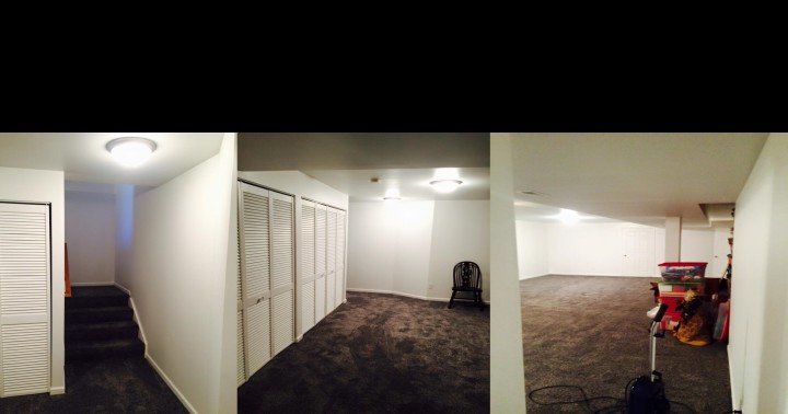 Before & After Crown Point Indiana Basement Remodel